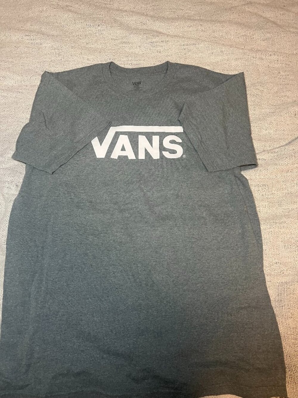 Vans Classic Logo T-Shirt – Adult Large – Gray